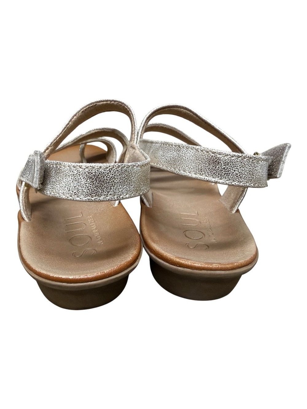 SOUL Naturalizer Womens Shakina Sandals Metallic Gold 8.5 - Picture 4 of 8